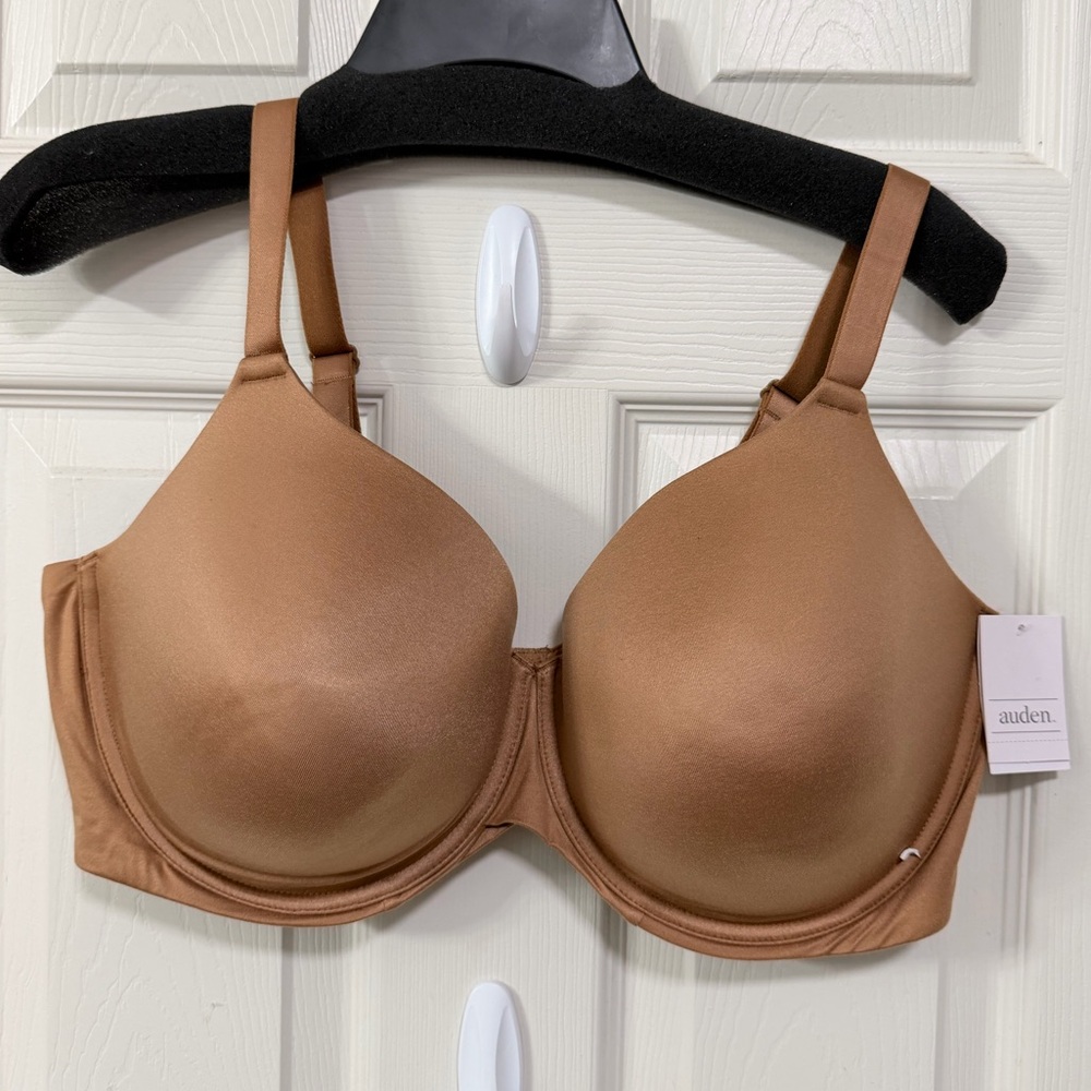 42DDD Auden Plus Size Womens Brown Bra